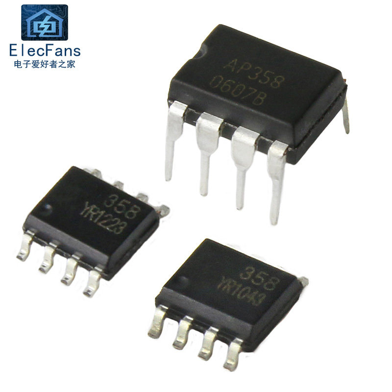 LM358P/AP358双通道运算放大器双路直插DIP-8/贴片SOP8芯片IC_虎窝淘
