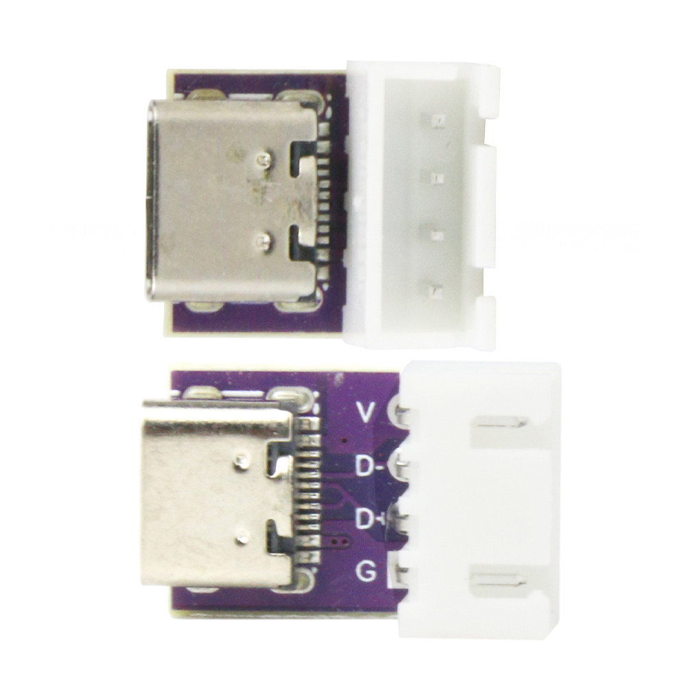 TYPE-C母座测试板USB3.1-16P转2.54mm 大电流电源USB-C母头转接板,淘宝优惠券,粉丝福利购,淘宝优惠卷