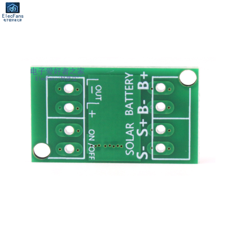 3.2V-3.7V-12V通用型太阳能板发电控制器充电路灯开关电路板模块-图1