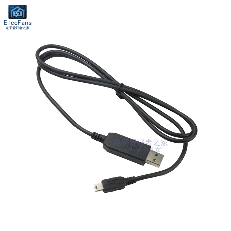 Mini-5P插头 PL2303HX刷机线下载器 USB转TTL RS232升级串口模块-图3