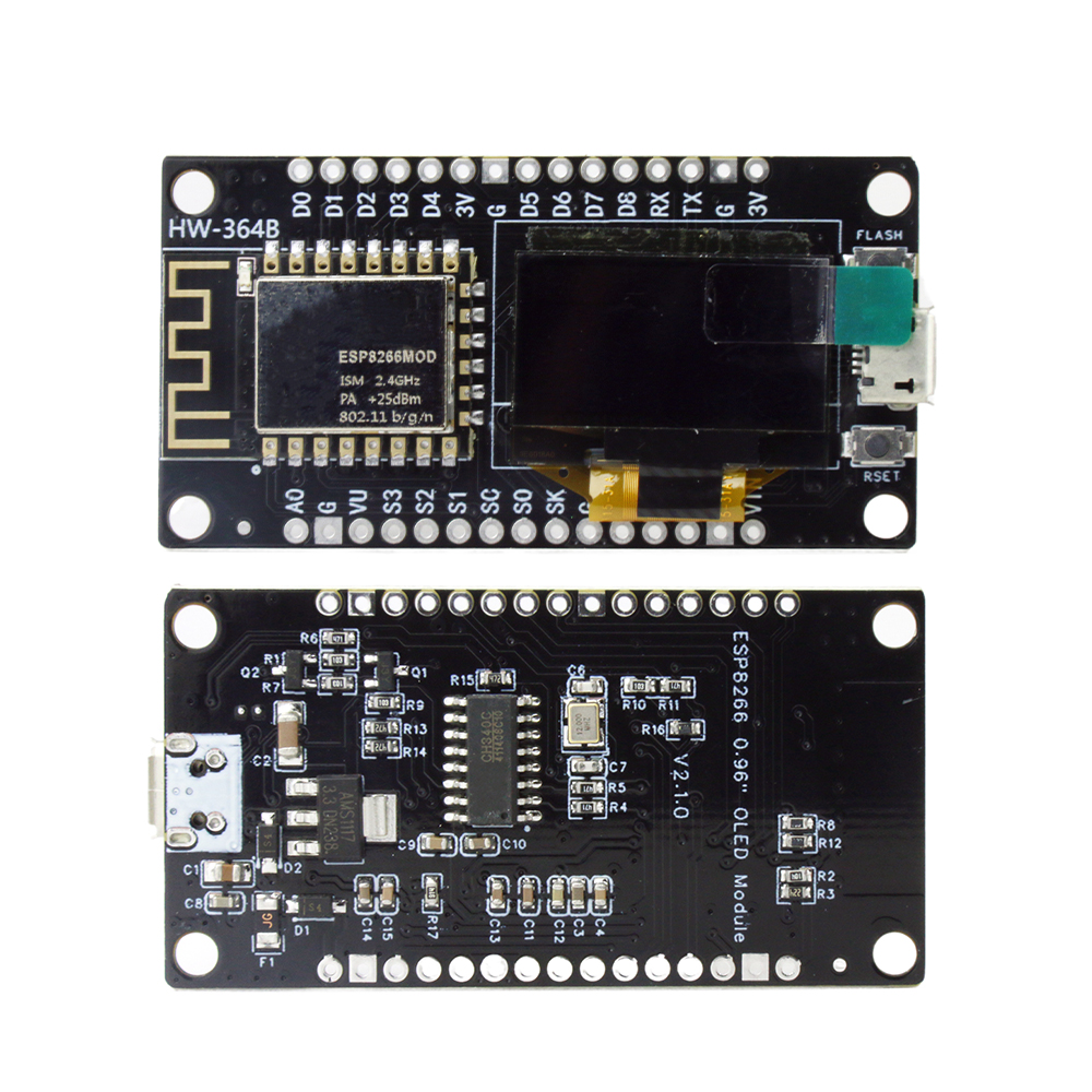 带0.96寸OLED显示屏ESP8266串口WiFi模块 NodeMCU-V3物联网开发板-图1