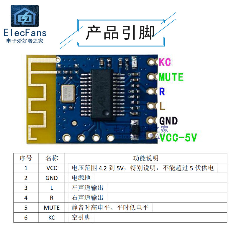 JDY-62A蓝牙5.0双声道立体声音频接收器模块 功放板音箱音响改装,淘宝优惠券,粉丝福利购,淘宝优惠卷