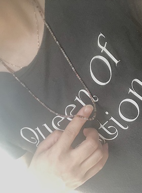 盐源玛瑙三圈可调天然石手链