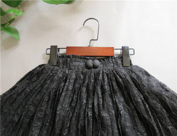 ສິ້ນເດັກນ້ອຍ Bao ເດັກຍິງ lace pleated skirt 61022