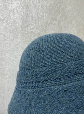 限量 日单 羊毛独特混织 可折可调冬帽女帽渔夫帽
