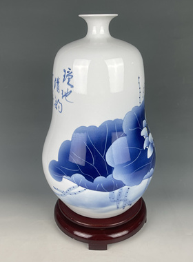手绘景德镇装饰摆件陶瓷器仿古