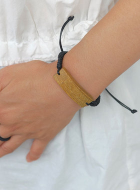 新款黑檀木红木复古手链