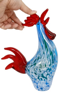 书柜摆件书房饰品小鸡琉璃雕塑