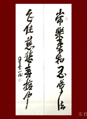 星云书法星云对联东君书法