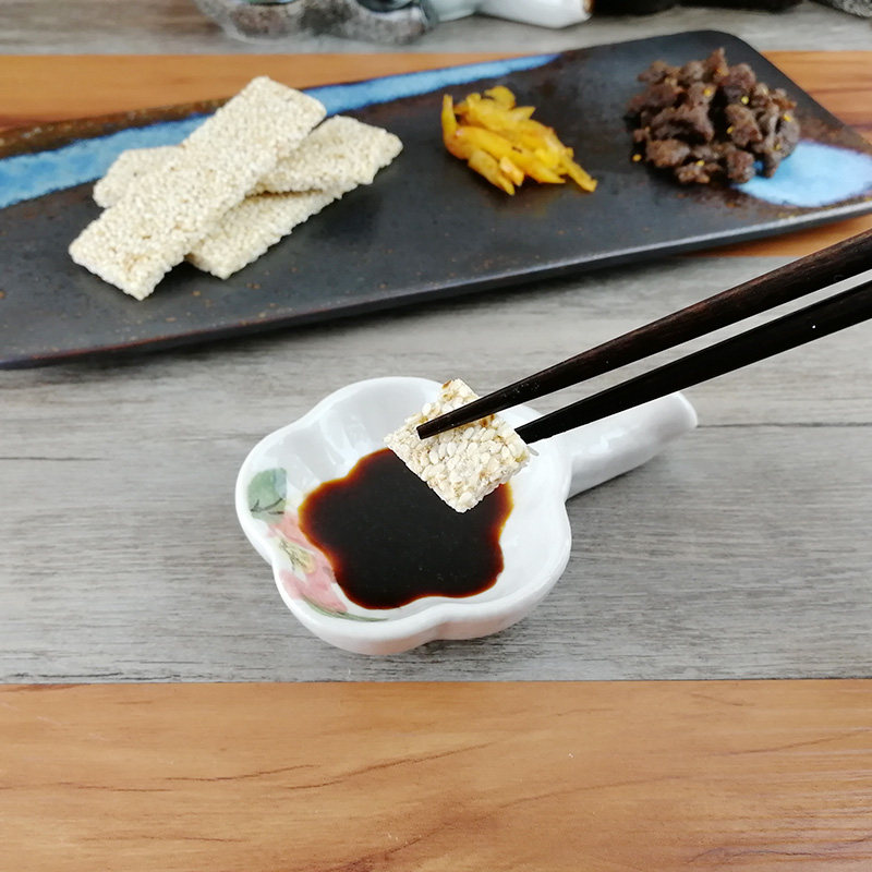 2个装日式酱油芥末碟蘸料酱料碟陶瓷小碟味碟饺子醋碟墨碟墨蝶,淘宝优惠券,粉丝福利购,淘宝优惠卷