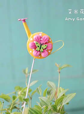 外贸庭院多肉花盆彩绘阳台花园