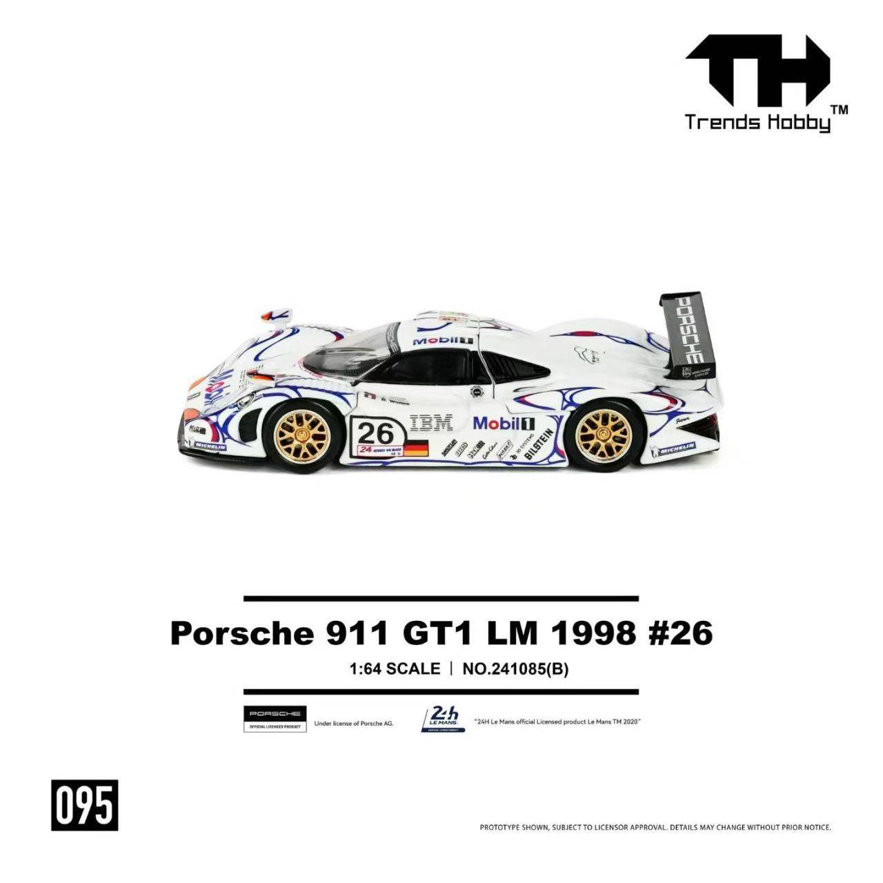 Trends Hobby TH保时捷911GT1勒芒冠军卡宴1/64汽车模型,淘宝优惠券,粉丝福利购,淘宝优惠卷