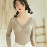 Удерживающее тепло базовое нижнее белье, бархатное сексуальное термобелье, облегающий крой, в обтяжку