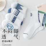 Tide, осенние носки, белые спортивные гольфы, средней длины