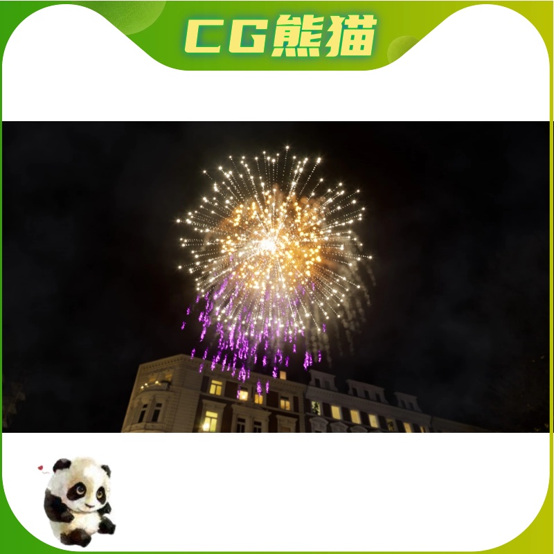 UE4虚幻5 Fireworks With Sounds 烟花绽放焰火粒子音效特效包 - 图1