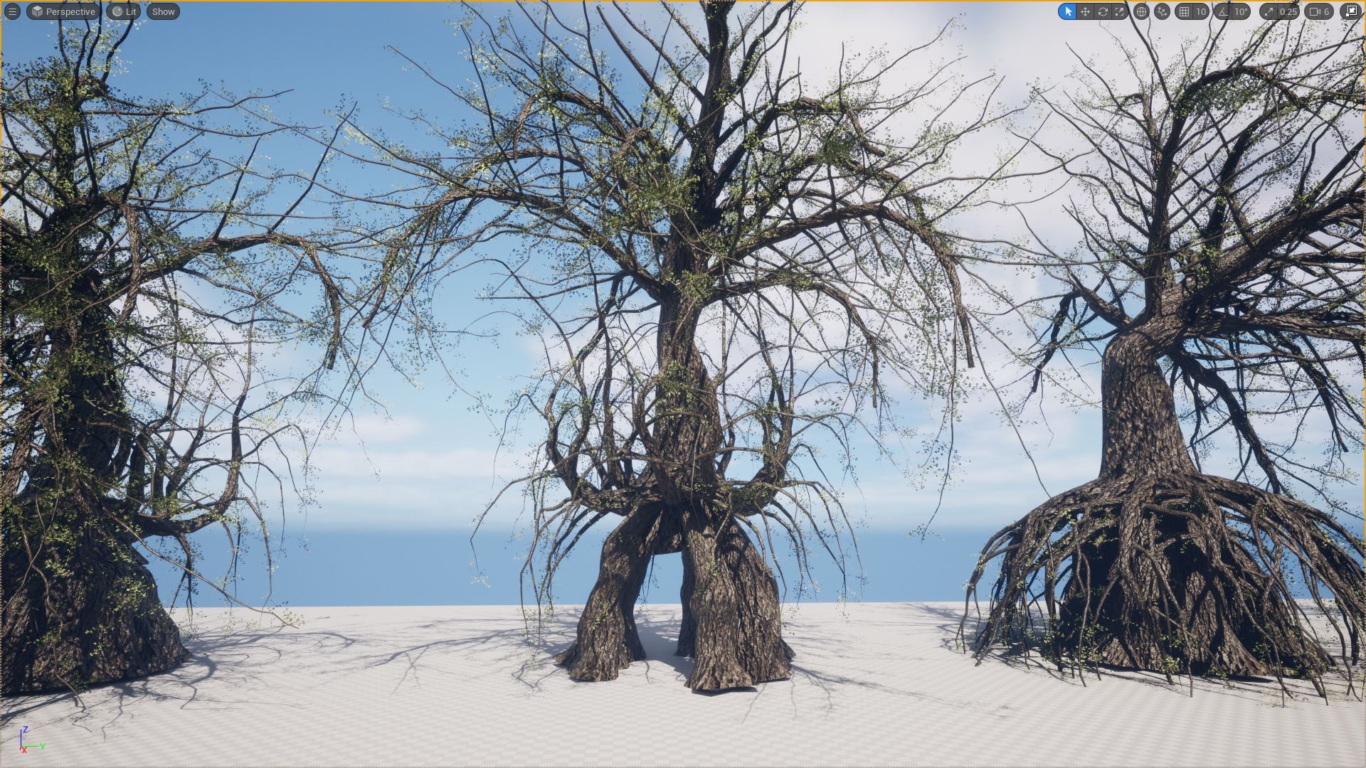 UE5虚幻5 Huge Tree Pack ( Internal Trees ) 巨大树木道具合集 - 图1