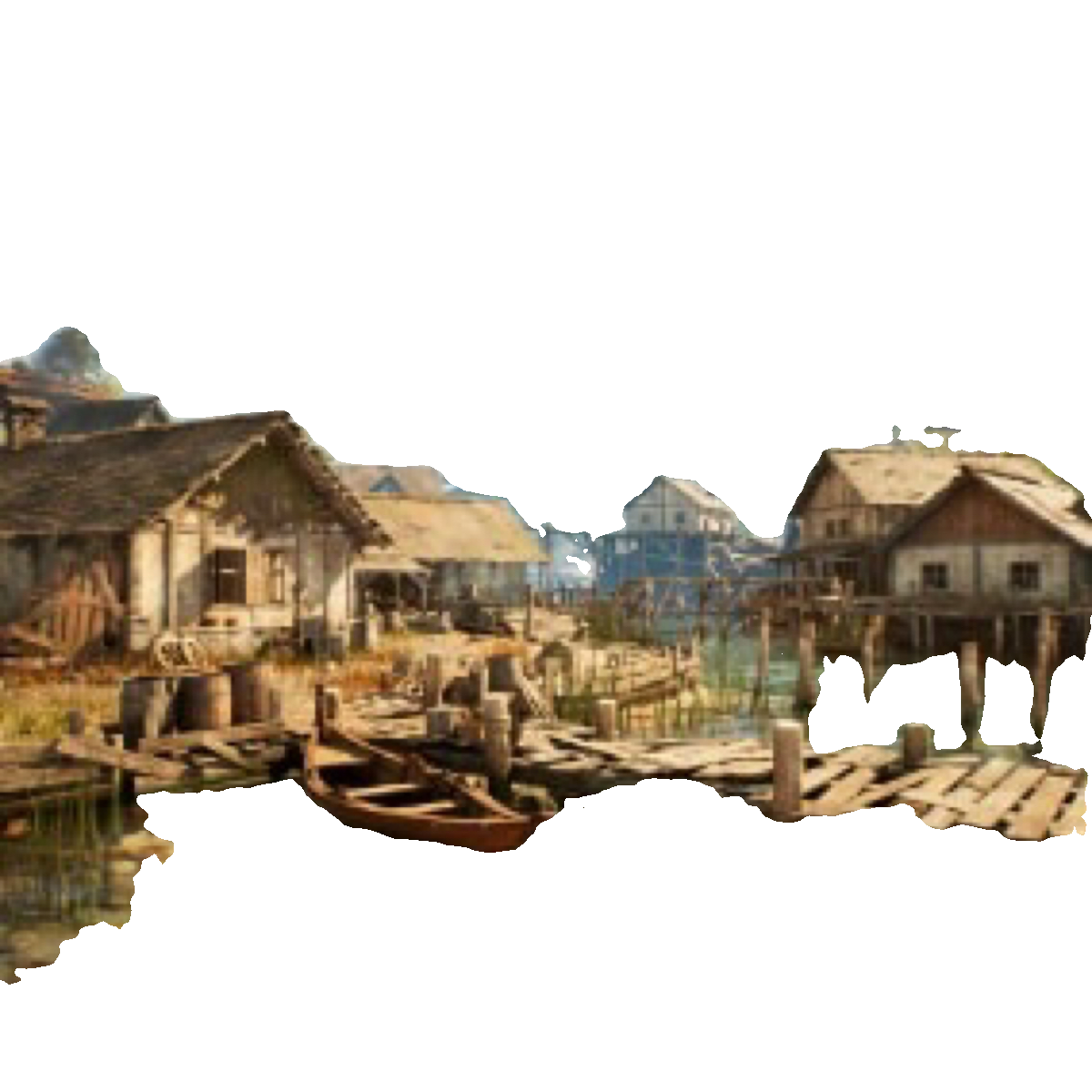 UE5虚幻5 Medieval Seaside Village 中世纪海滨海边村庄场景 - 图3