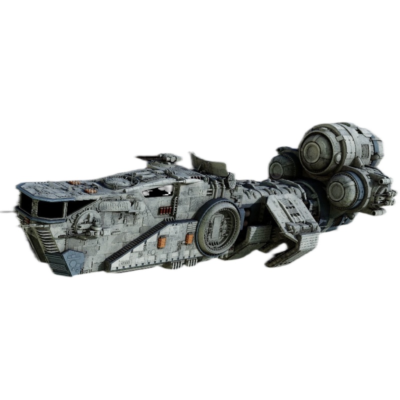 Corellian Acklay-type light freighter - Star Wars 3D model - 图3