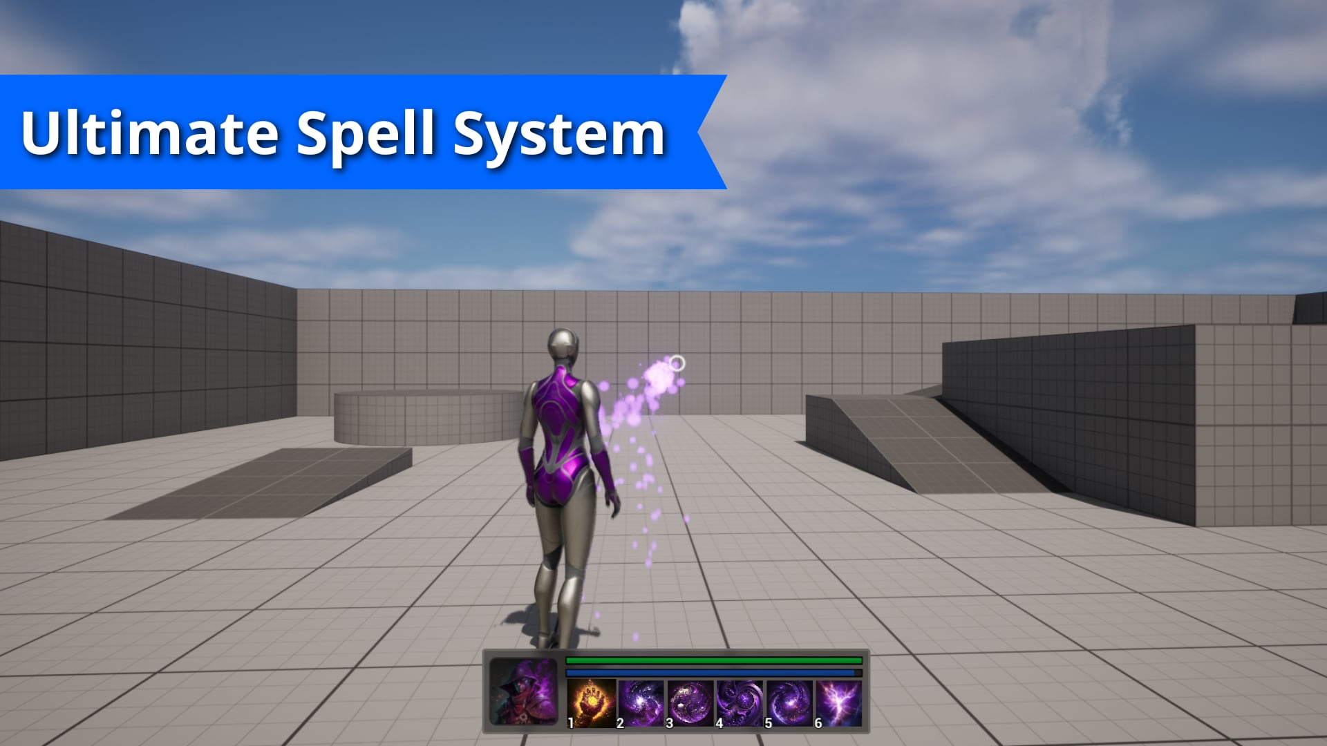 UE5虚幻5 Ultimate Spell System 终极魔法系统蓝图 - 图0