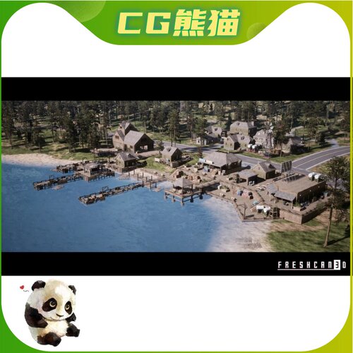 UE5虚幻5 Battle Royale Island Pack 大逃杀开放世界岛屿场景 - 图1