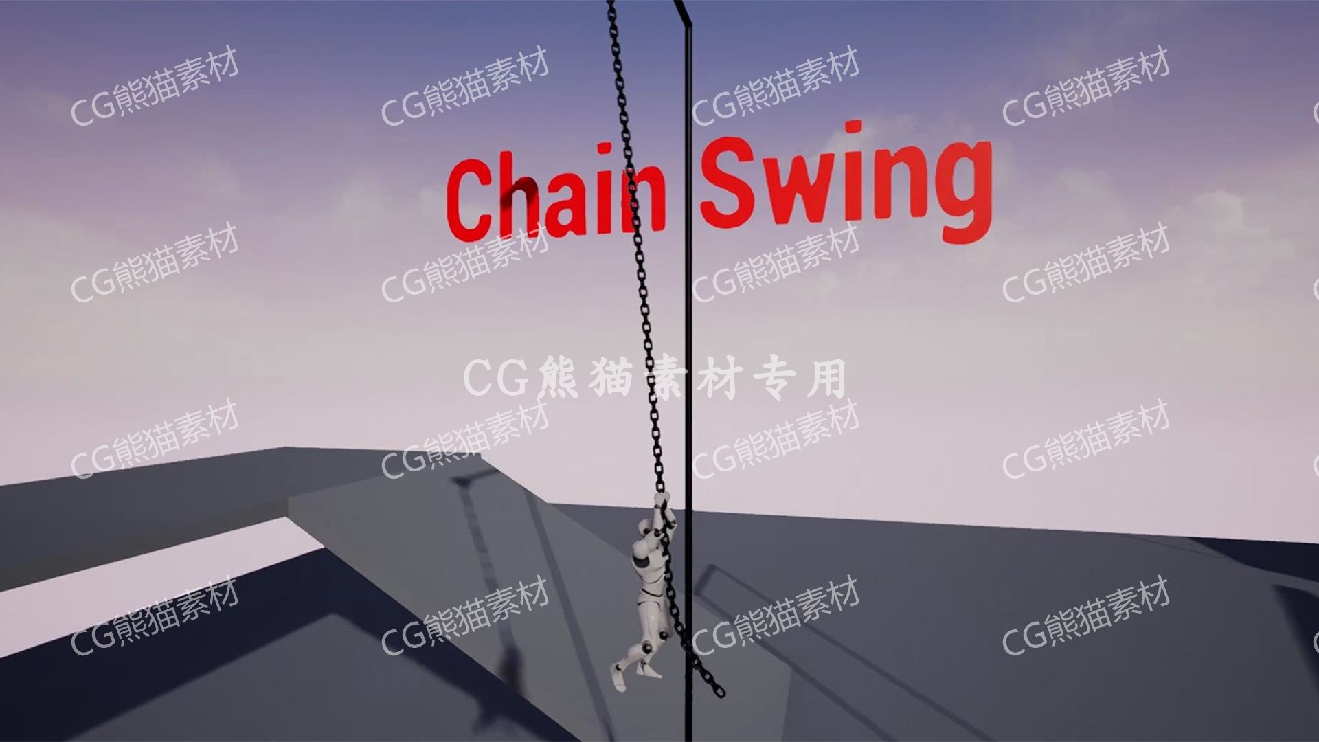 UE4虚幻5 Rope Swing & Climb 绳索飞跃摆动攀爬蓝图 - 图0
