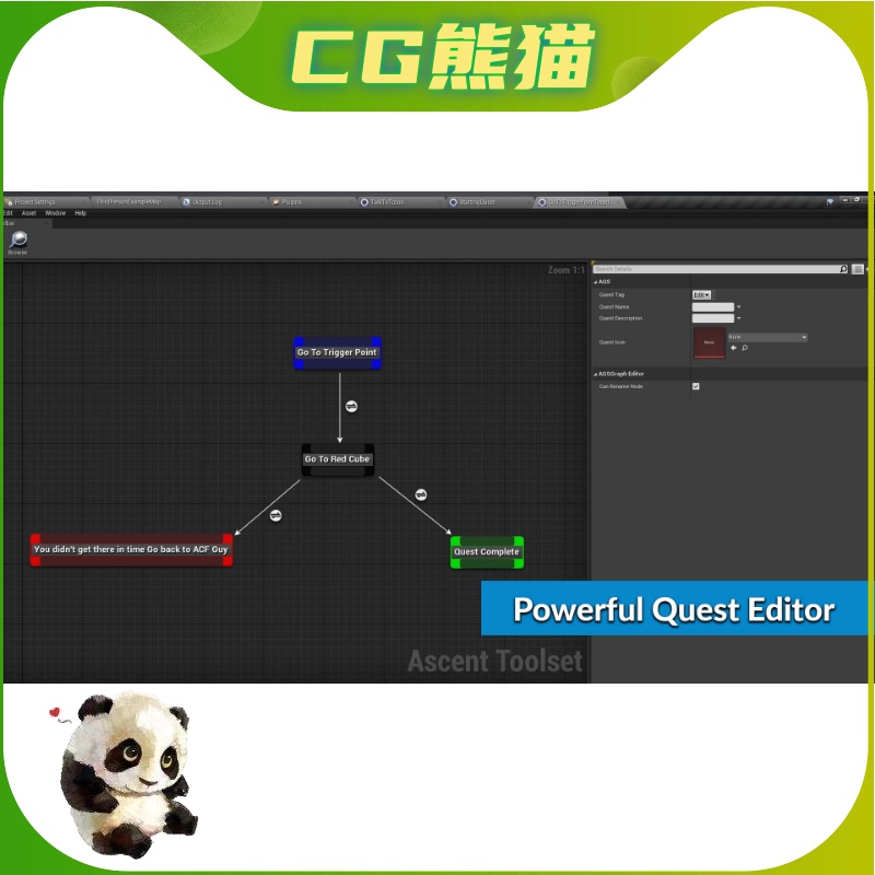 UE4虚幻5.2 Ascent Toolset (ATS) V 2.0 任务对话状态机插件 - 图2