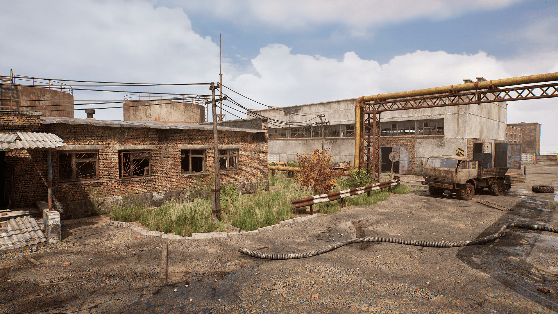 UE4虚幻5 ABANDONED FACTORY / Railway industrial zone 废弃工 - 图0