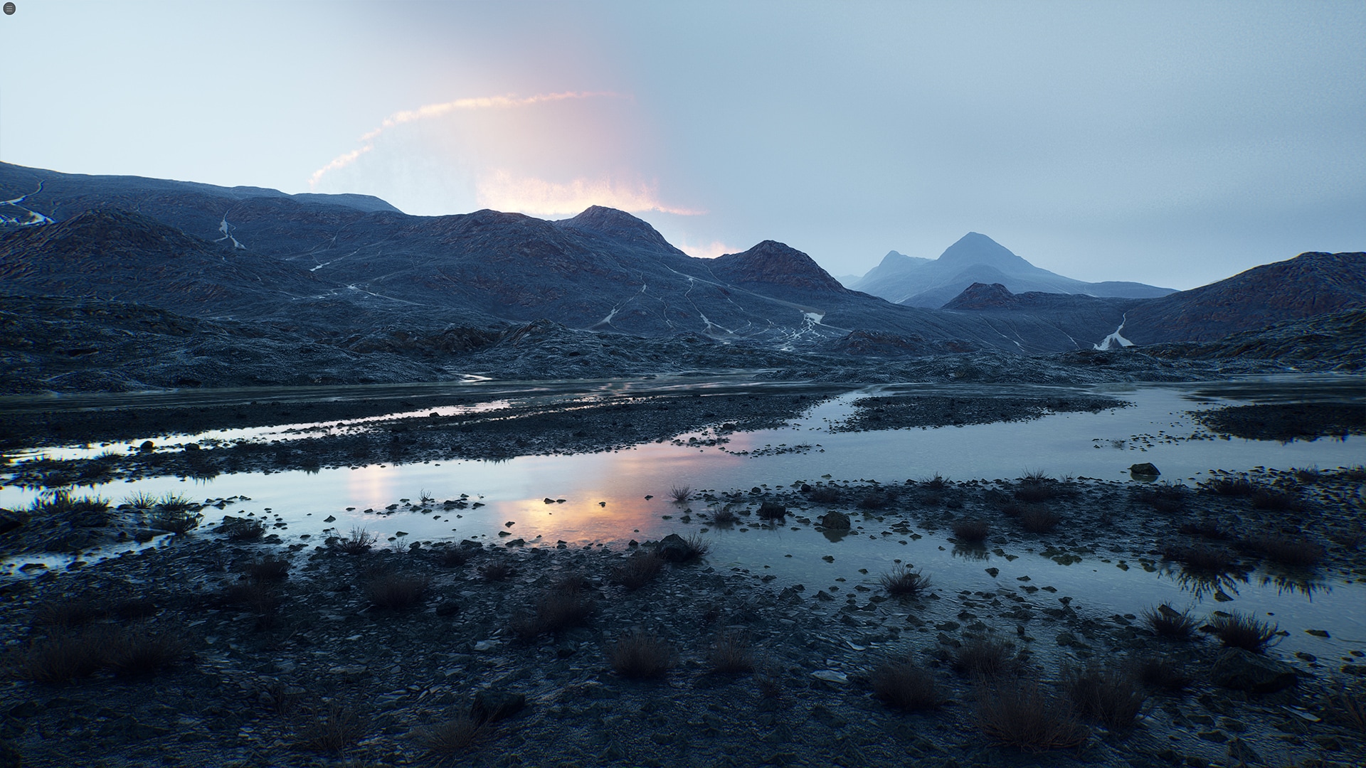 UE5虚幻5 Dark Rock Landscape 黑暗岩石地形场景 - 图1