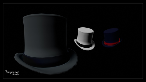 UE4虚幻5 The Dapper Hat Bundle各类帽子道具合集包-图2