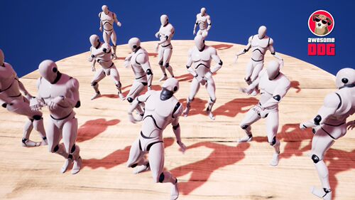 UE4虚幻5 Mixed MoCap Dance Set 1 混合舞蹈跳舞动捕动画 - 图1