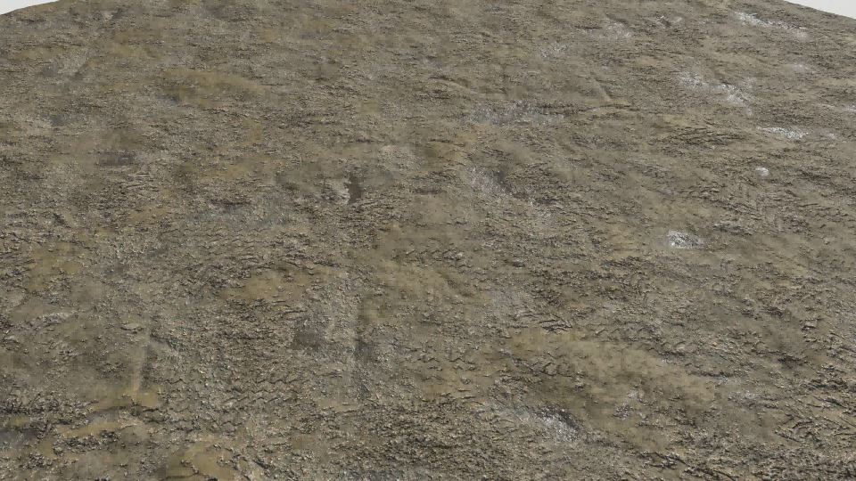 UE4虚幻5 Dirty and Muddy Terrain Pack 泥泞肮脏道路贴图 - 图0