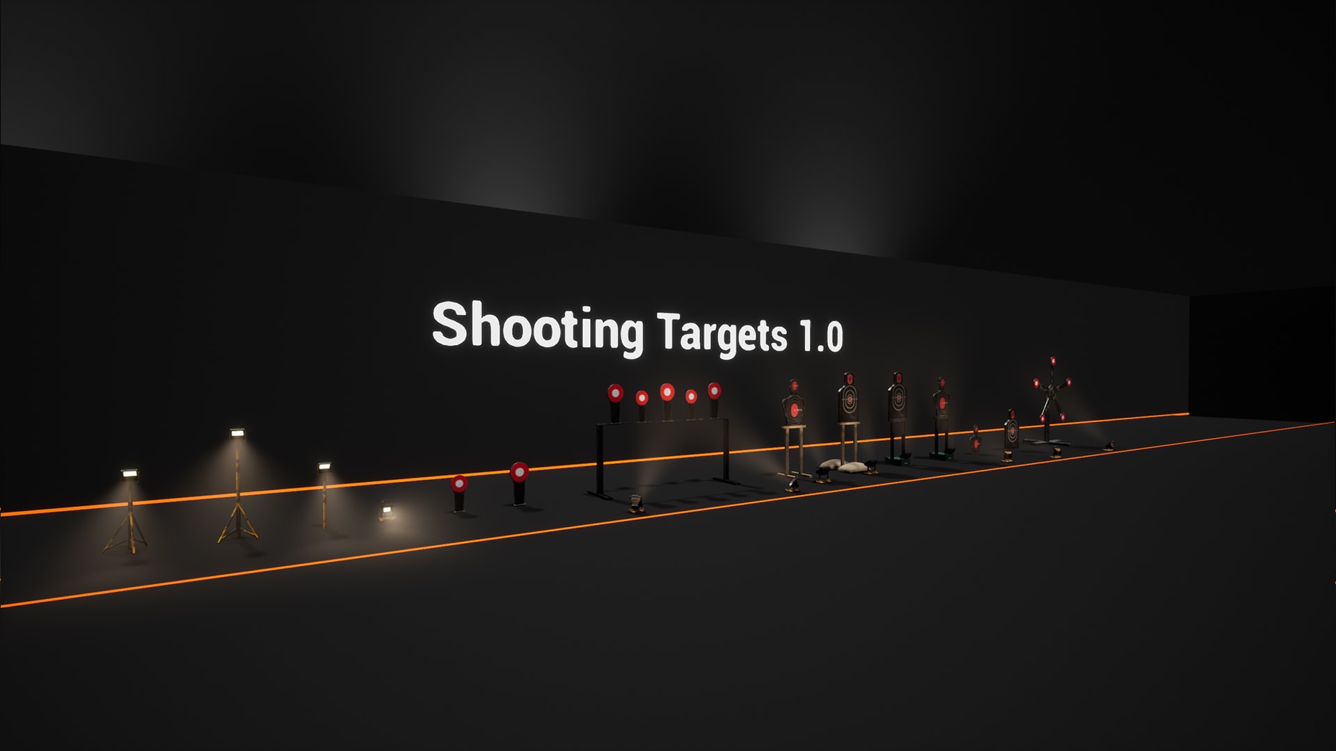 UE4虚幻5 Shooting Targets 射击靶场射击目标靶子道具 - 图2