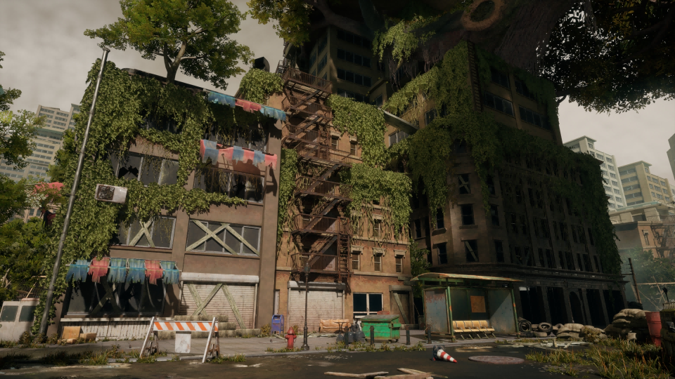 UE5虚幻5 Post Apocalypse City Asset Pack 末日启示录荒废城市 - 图1