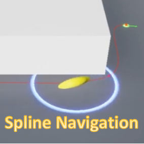 UE4虚幻5.4 Spline Navigation plug-in 平滑轨迹现样条导航插件 - 图1