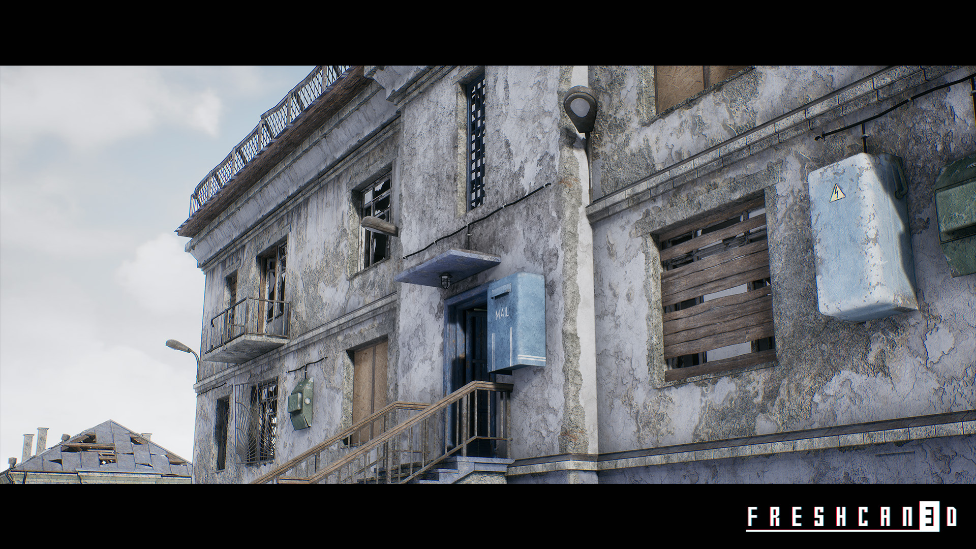 UE4虚幻5 Abandoned Russian Buildings 废弃俄罗斯建筑道具 - 图1