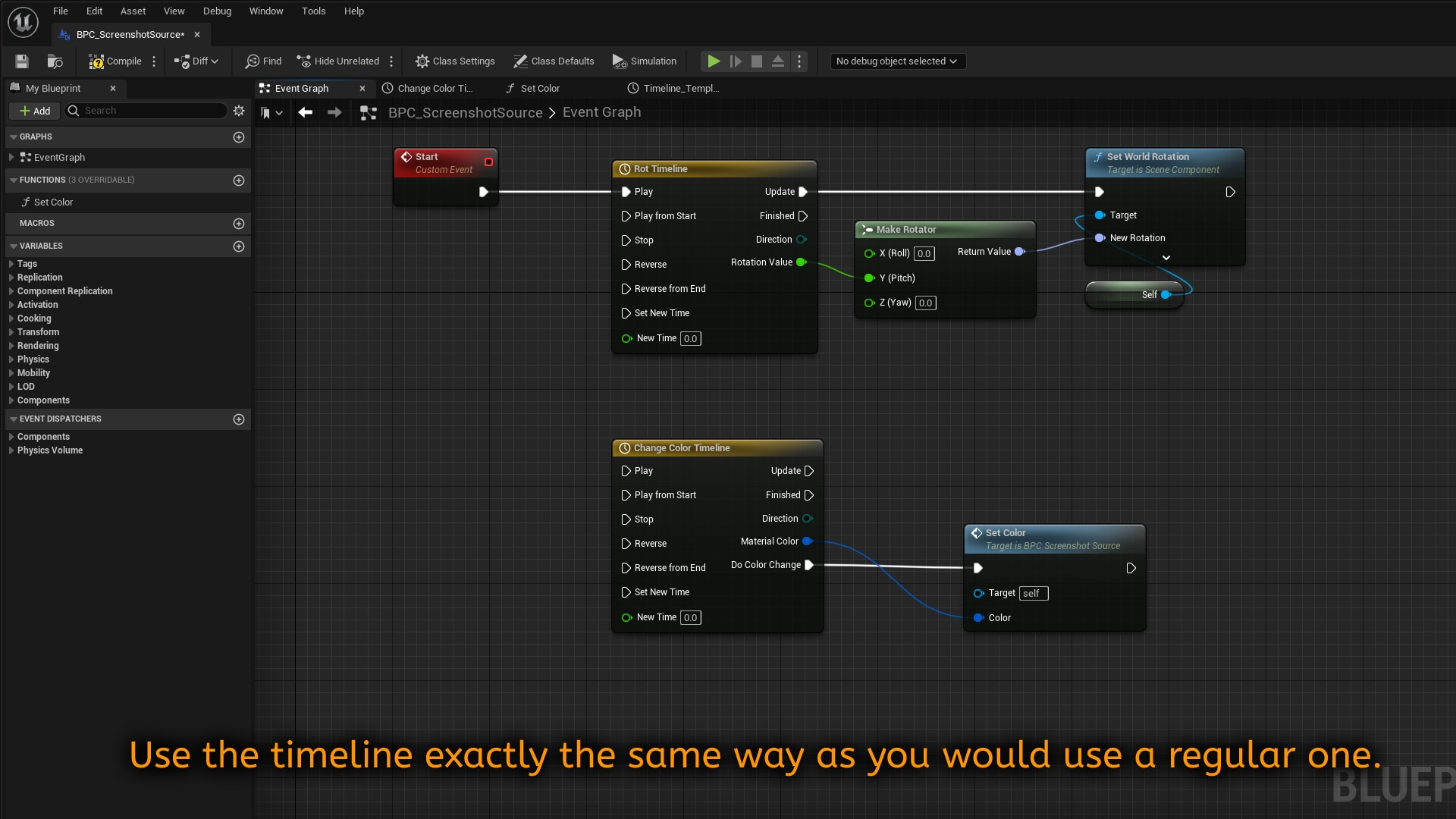 UE4虚幻5.3 Component Timeline 时间轴组件插件 - 图1