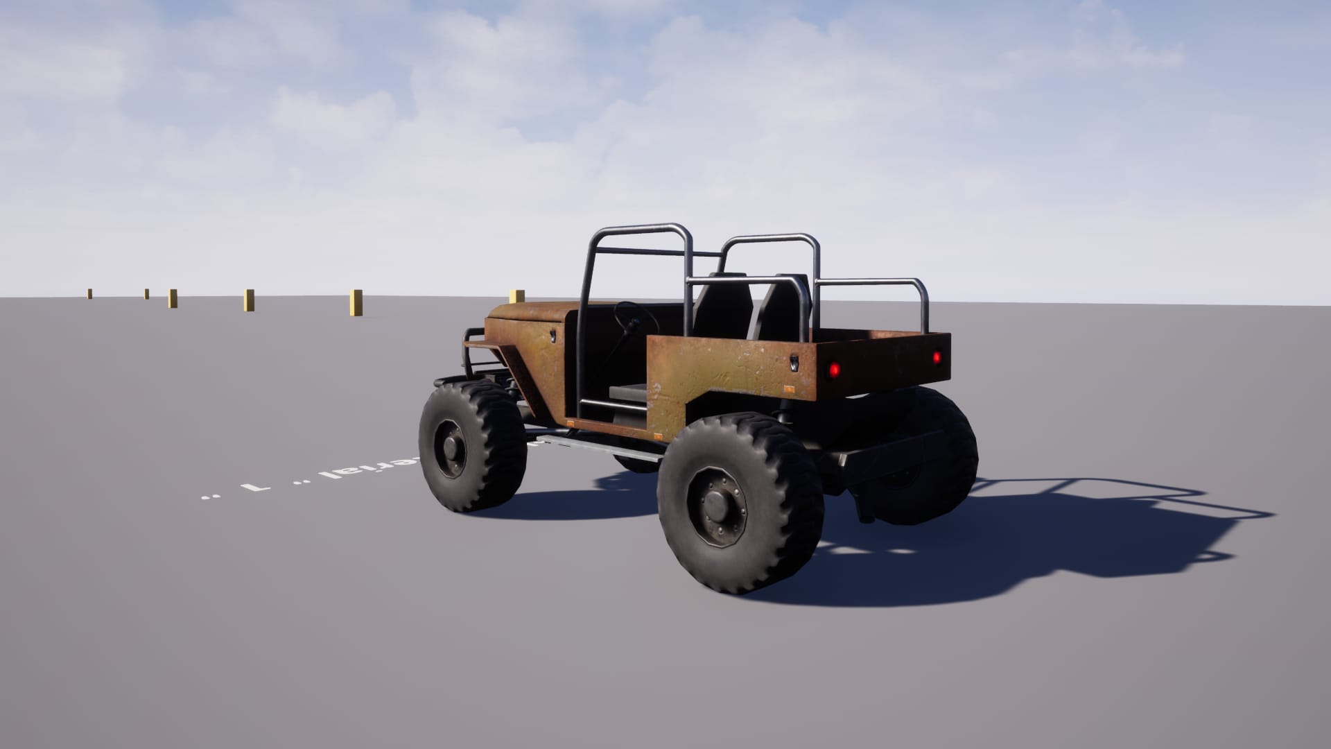 UE5虚幻5 Drivable Buggy Vehicle - Interior - Light System - 图1