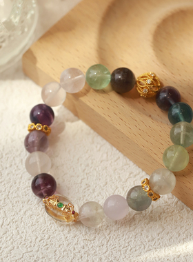 新款高级感多色串珠手串精致显白