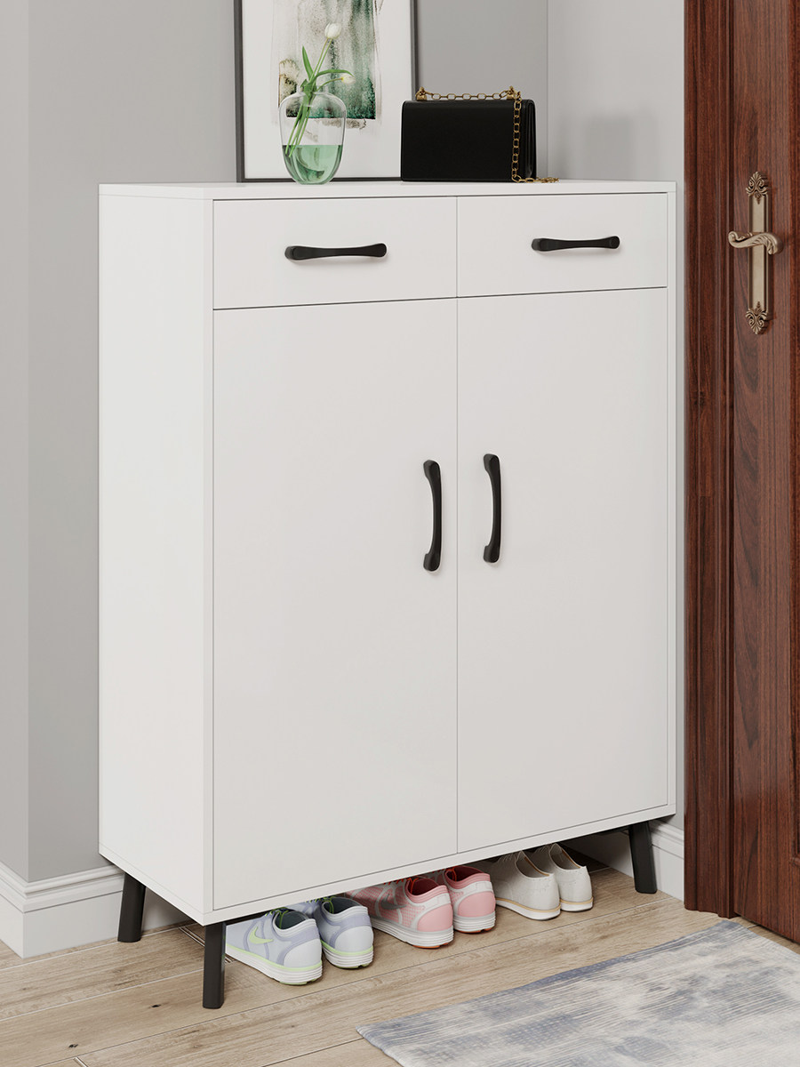 鞋柜家用有门口外简约现代客厅白色玄关柜经济型小尺寸大容量楼道,淘宝优惠券,粉丝福利购,淘宝优惠卷