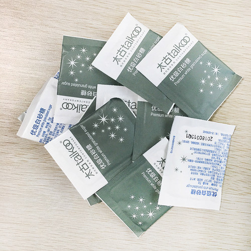 100包太古白糖包新日期黄糖咖啡奶茶调糖伴侣冲饮甜品5gX100包 - 图1