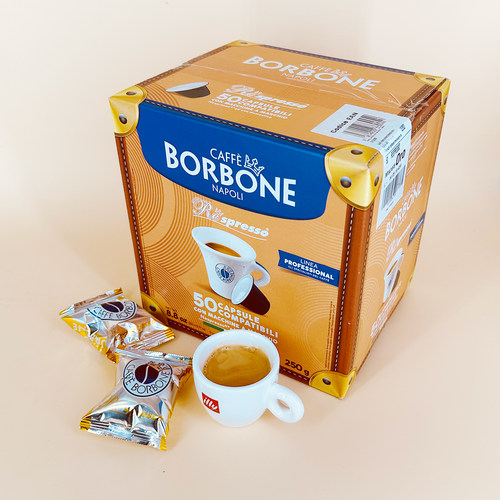 Caffè Borbone波庞意式胶囊咖啡蓝标拼配烘焙兼容雀星巴客胶囊机 - 图3