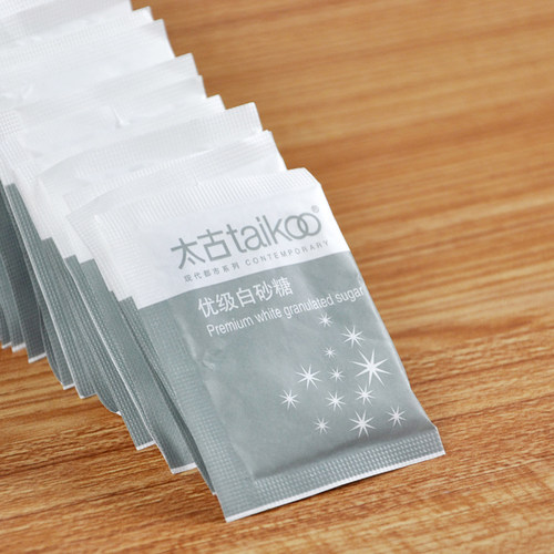 100包太古白糖包新日期黄糖咖啡奶茶调糖伴侣冲饮甜品5gX100包 - 图0