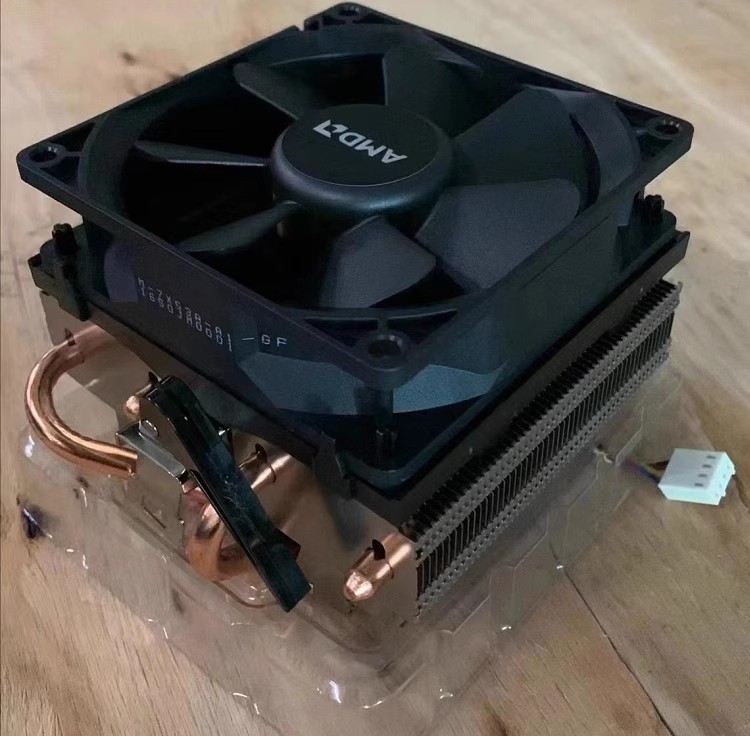 全新AMD原装风扇速龙锐龙CPU散热器 AM3 FM2 AM4 AM5 4热管纯铜底 - 图3