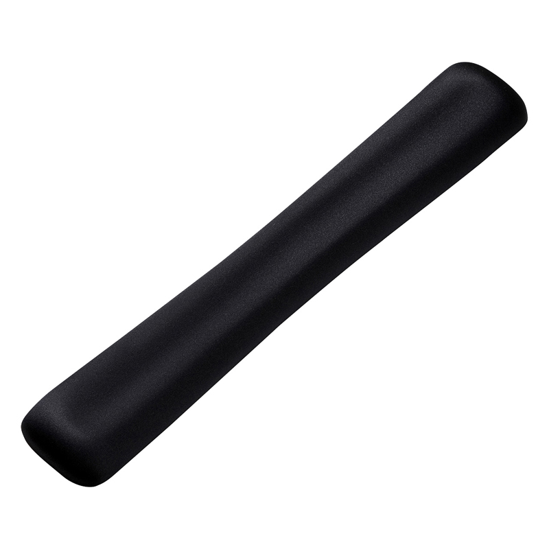 日本SANWA键盘手托垫子办公护腕垫防滑记忆海绵柔软舒适黑色手枕 - 图2