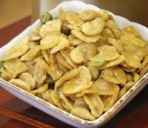 Fried savory bean petals raw taste without salt Five-scented bean petals spicy and spicy with wine snacks KTV Tea Room 500g Bulk