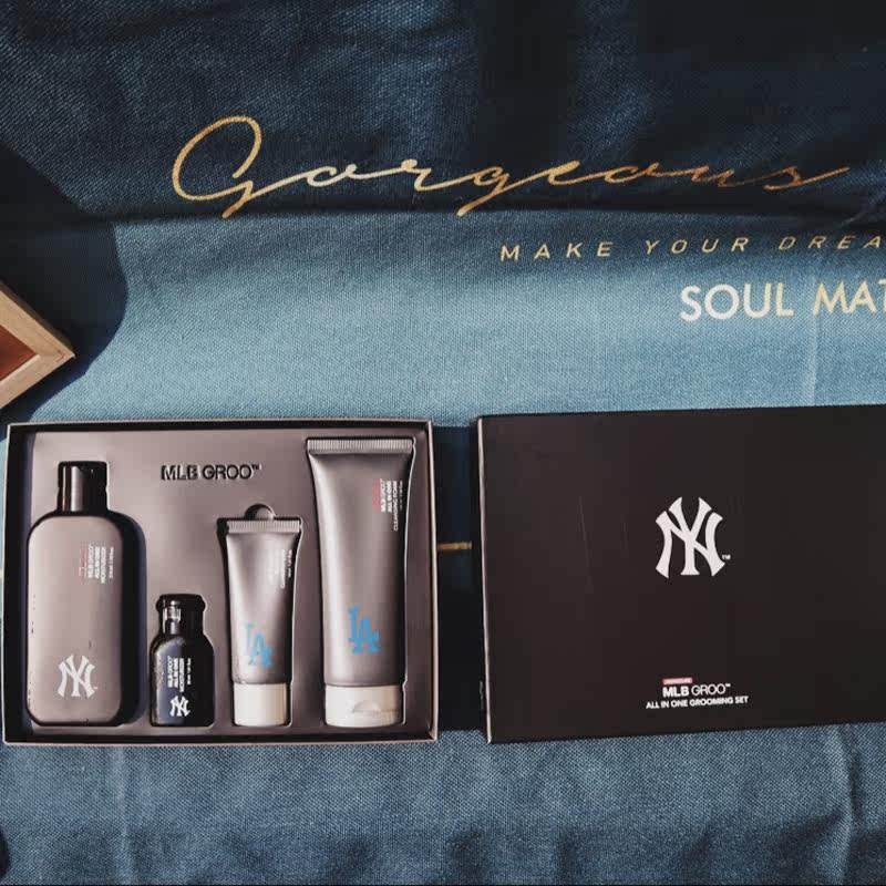 恩彩推荐韩国mlb男士护肤套装剃须 恩彩Eunchaes HouSe男士护理套装