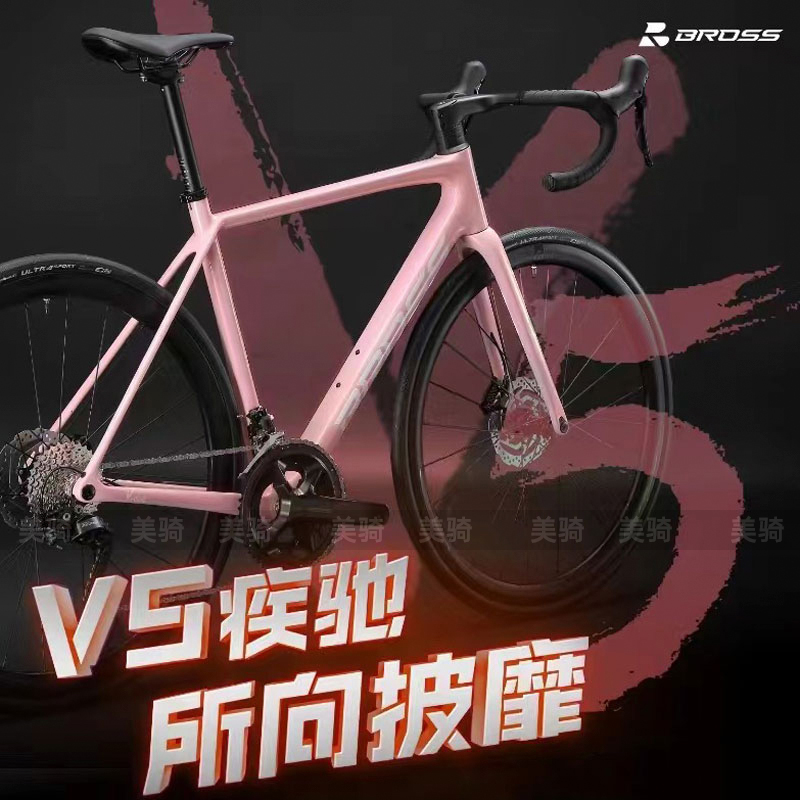 2024款新款布洛斯BROSS vagabond5碳纤维V5碟刹公路车自行车赛车 - 图2