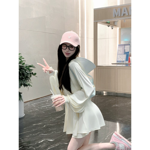 Sun雅乔【清奢呼吸防晒衣】UPF150+冰感原纱防晒服外套防走光半裙 - 图3