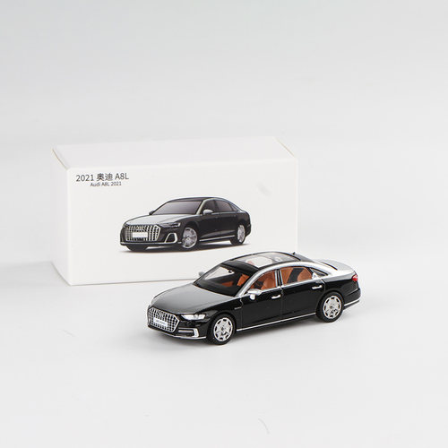 霍希奥迪A7L A8L小汽车模型 全合金 1:64 仿真 A7 A8收藏摆设 - 图0