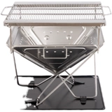 TNR Outdoor Folding Forging Campaign Camping Большая живая ширина печи